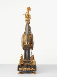 A French Louis XVI grey marble mantel clock by Cellier, circa 1770 - image 3