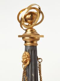 A French Louis XVI grey marble mantel clock by Cellier, circa 1770 - image 5