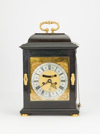 English black bracket clock Peter Garon  - image 1
