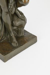 Elegant naked bronze statue - image 5