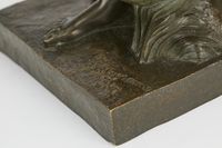 Elegant naked bronze statue - image 6