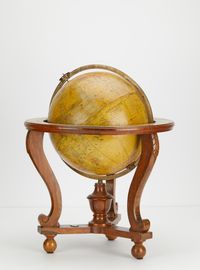 Library earth globe on original - image 1