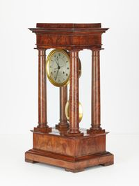 4 glass table regulator clock from Janvier Paris Workshop - image 2