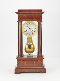 4 glass table regulator clock from Janvier Paris Workshop - image 1