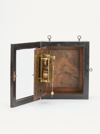 French religieuse wall clock with verge escapement pendulum - image 4