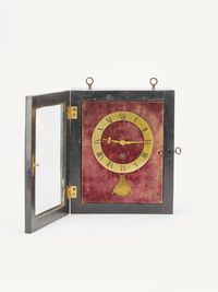 French religieuse wall clock with verge escapement pendulum - image 3