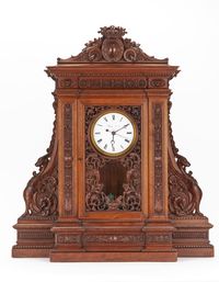 Electric oak mantel clock Matthias Hipp - image 2
