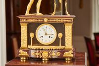 Animated Louis XVI/ Empire mantel clock - image 10