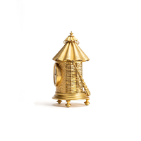 French High quality nicely gilded and engraved hand carrying decorative fantasy lantern - image 2