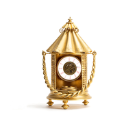 French High quality nicely gilded and engraved hand carrying decorative fantasy lantern - image 3