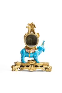 Louis XV-inspired, untouched English 19th-century mantel clock in the form of an elephant - image 4