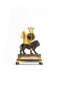Beautiful French Empire/Charles X mantelpiece/pendulum from circa 1820 - image 3