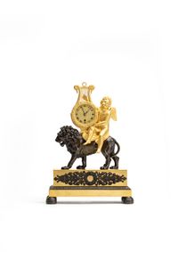 Beautiful French Empire/Charles X mantelpiece/pendulum from circa 1820 - image 4