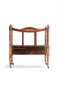 A very nice probably English lovely stylish and useful canterbury magazine rack - image 3