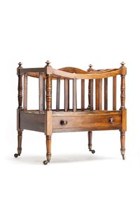 A very nice probably English lovely stylish and useful canterbury magazine rack - image 1