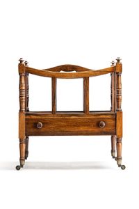 A very nice probably English lovely stylish and useful canterbury magazine rack - image 5