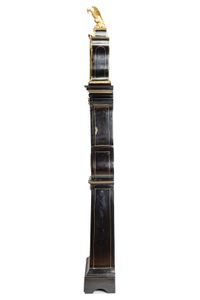 A magnificent Late Louis XIV Régence floor standing striking weight driven French wall regulator circa 1720 signed N DELAUNAY A PARIS - image 2