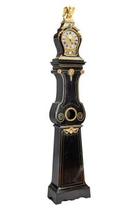 A magnificent Late Louis XIV Régence floor standing striking weight driven French wall regulator circa 1720 signed N DELAUNAY A PARIS - image 1
