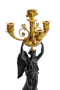 Set of two french empire candelabra - image 4