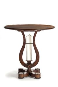 Floral Mahogany Gueridon - image 1