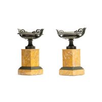 A pair of siena marble tazza's - image 2
