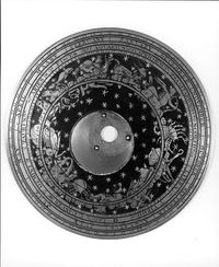 L02 Hollands staand horloge met Planisphere. - afbeelding 5