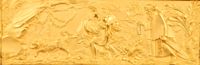Abs-01 Clock with the noble savage 'Atala liberating Chactas' - image 6