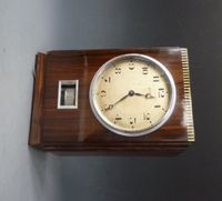 M154 Wooden Atmos clock, coromandel veneers, J.L. Reutter,model LG I,No 617, France circa 1930. - image 3