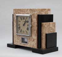 M158 French marble Reutter Atmos mantel timepiece - image 4