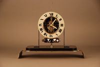 M167 Atmos clock PO1, skeleton dial and glass dome, Reutter nr. 3613, France ca. 1930. - image 4
