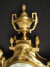 W26 Gilt bronze ormolu Cartel, double signature Jean Baptiste Helye - Paris, France - image 5