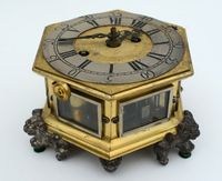 T18 Table clock with fusee movement, signed by the Dutch maker Christian Minepott - image 3