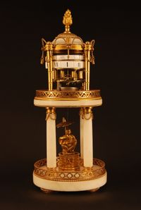 CT04 Pendule a cercles tournants signed - image 2