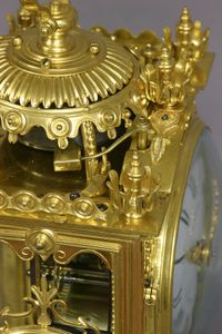 C13 Ormolu Quarter-Repeating 'Pendule d'Officier'LeFebure a Fontainebleau. - image 4