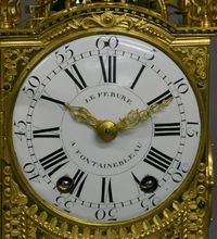 C13 Ormolu Quarter-Repeating 'Pendule d'Officier'LeFebure a Fontainebleau. - image 3