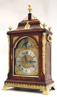 BR19 Dutch table clock with Moon phase and date - image 2