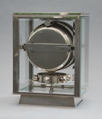 M183 Nickel plated art deco J. L. Reutter four-glass Atmos clock - image 4