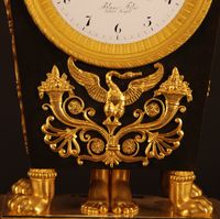 M21 Ormolu and Patinated Bronze Mantel Clock - image 5