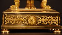 M21 Ormolu and Patinated Bronze Mantel Clock - image 6