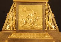 M77 Directoire - 1793-95 - gilt bronze mantle clock, in original condition, eight day duration - image 4