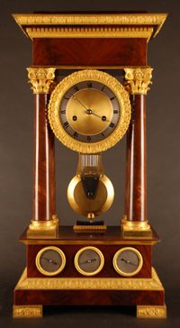 T06 Large French multi-dial regulator clock - image 2