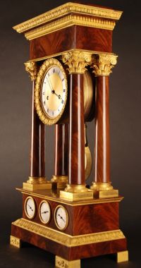 T06 Large French multi-dial regulator clock - image 6