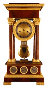 T06 Large French multi-dial regulator clock - image 1