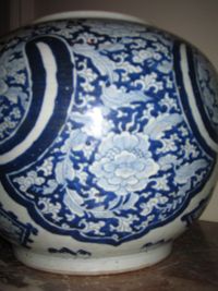 ODA21 Very large blue and white Chinese bowl/jar - image 6