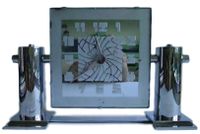 M75 Chrome Electric Mantle Clock - afbeelding 1
