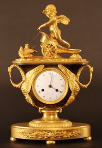 M23 French mantle clock of eight days duration - image 2