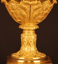 M60 Vuurverguld bronzen vaaspendule - afbeelding 4