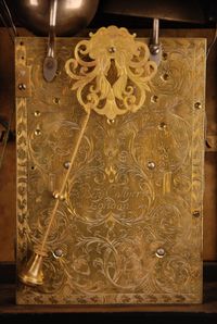 BR12 Double basket musical bracket clock - afbeelding 6