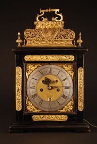 BR12 Double basket musical bracket clock - afbeelding 2