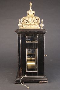 BR12 Double basket musical bracket clock - afbeelding 3
